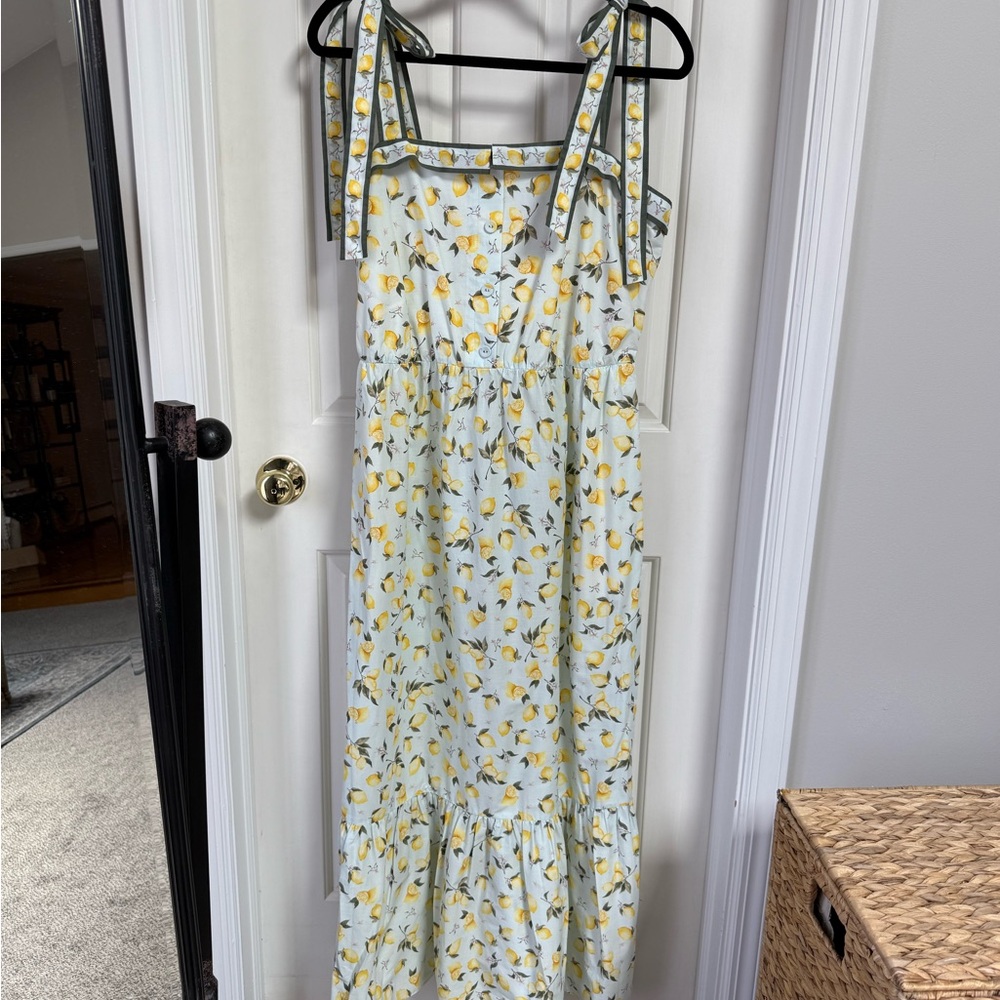 GalMeetsGlam Lemon Maxi Dress